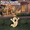 Glitzhome® 35.5"H Lighted Halloween 2.5D Ghosts Outdoor Decor